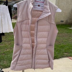 Lululemon Athletica “Down for it All” Vest in Misty Rose Pink